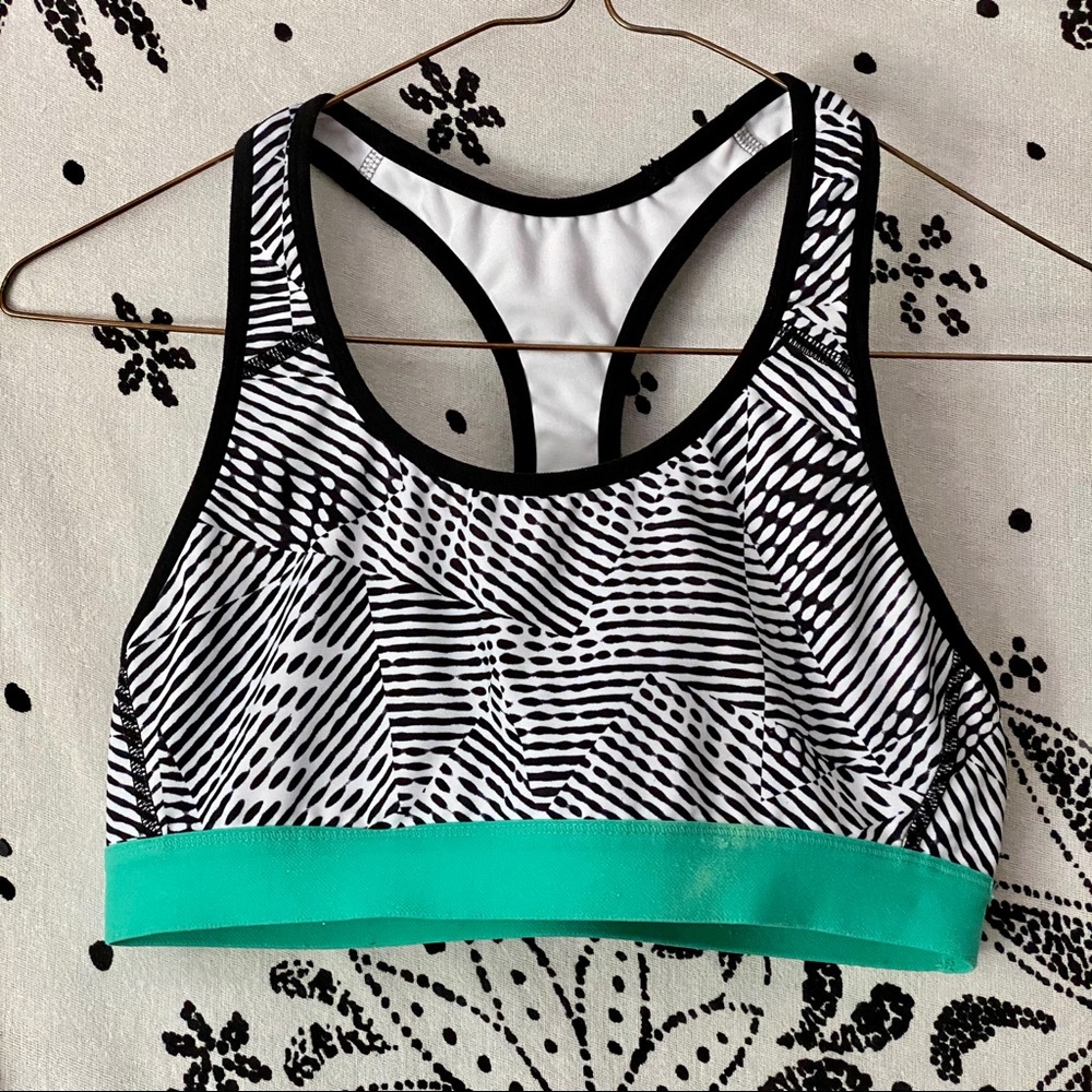 Champion C9 DuoDry zebra print sports bra
